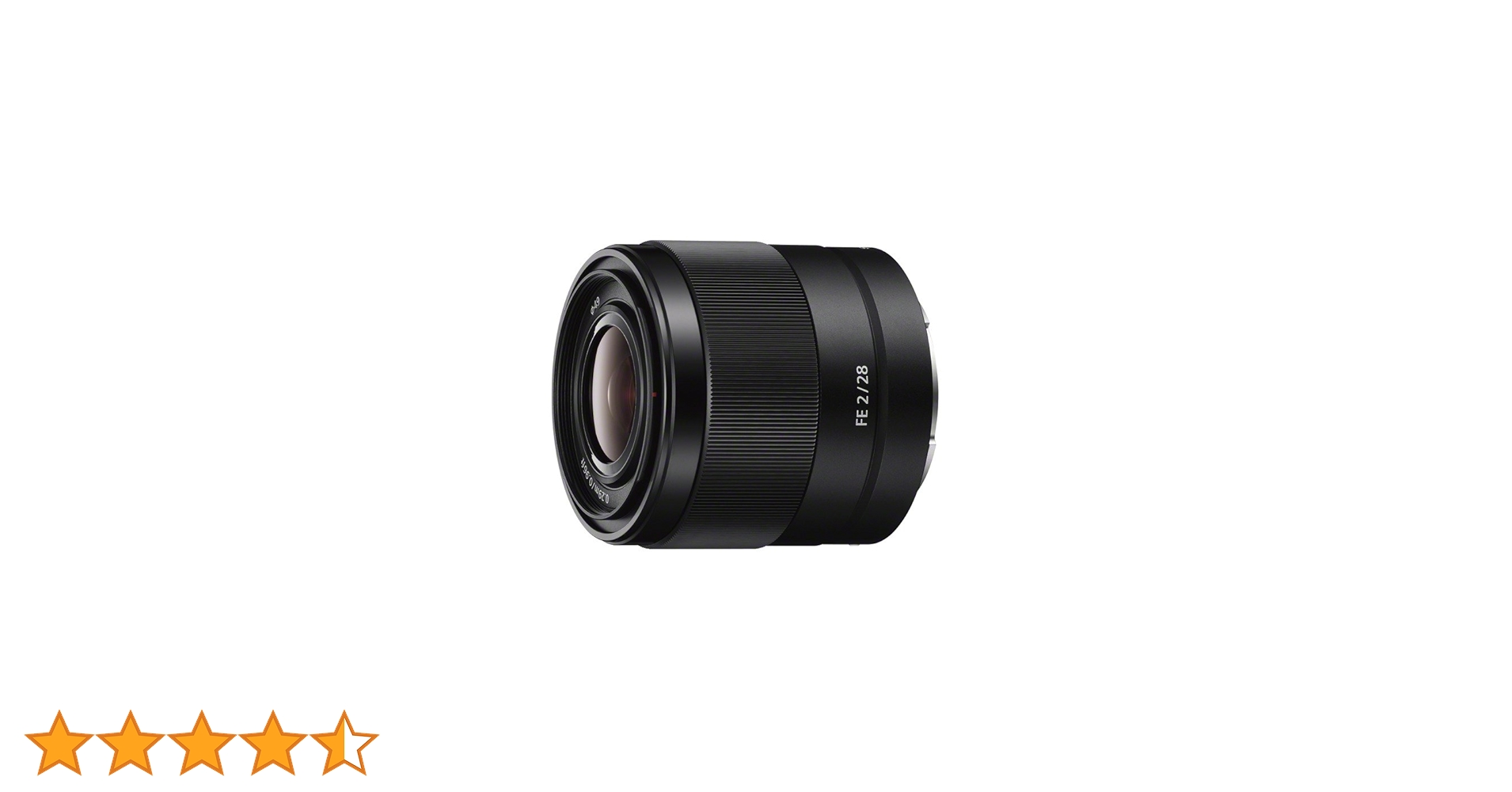 Sony SEL28F20 FE 28 mm f/2-22 Standard-Prime Lens for E (NEX